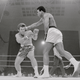 Cassius Clay scores with a vicious right to the head of Jerry Quarry in the third round of their scheduled 15 round bout here. Because of a bad cut over the left eye of Quarry, Clay scored a TKO in the third round when the referee stopped the fight.
Getty Images